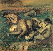 Edgar Degas Baigneuses oil painting reproduction